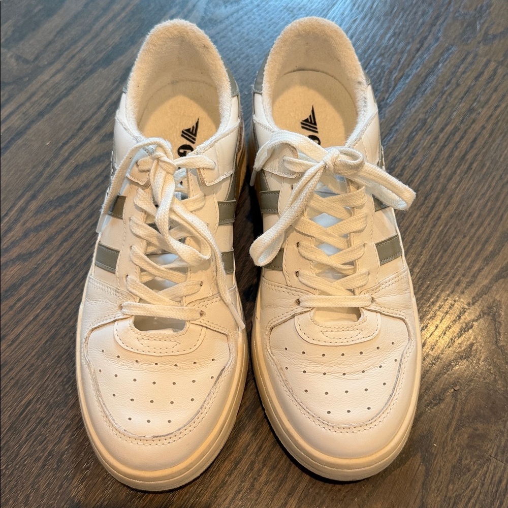 Gola White allcourt trainer low top sneakers US 8 - Picture 4 of 7